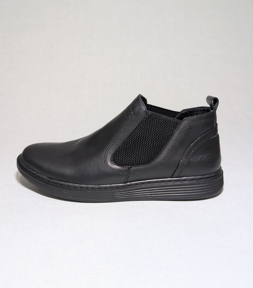 Chaussure demi botes pour homme en cuir véritable